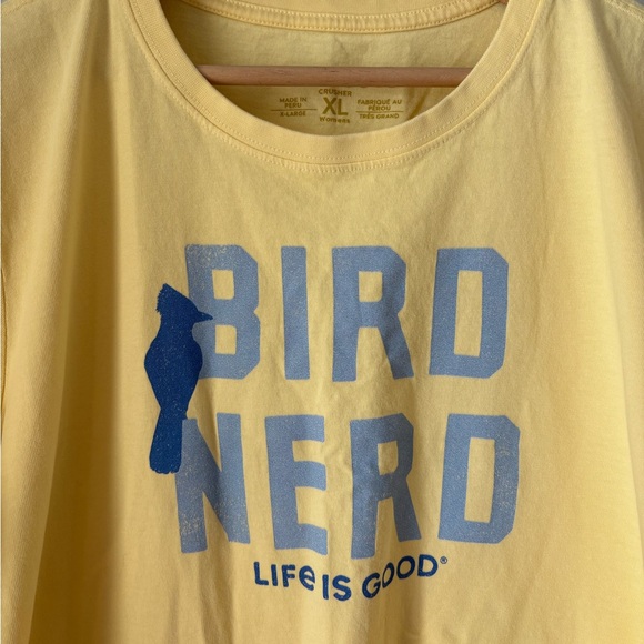 Life is Good Bird Nerd Short Sleeve Tee XL - Picture 3 of 3